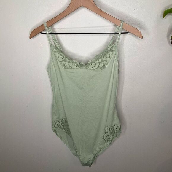 Free People Lace Trim Bodysuit - Picture 3 of 9